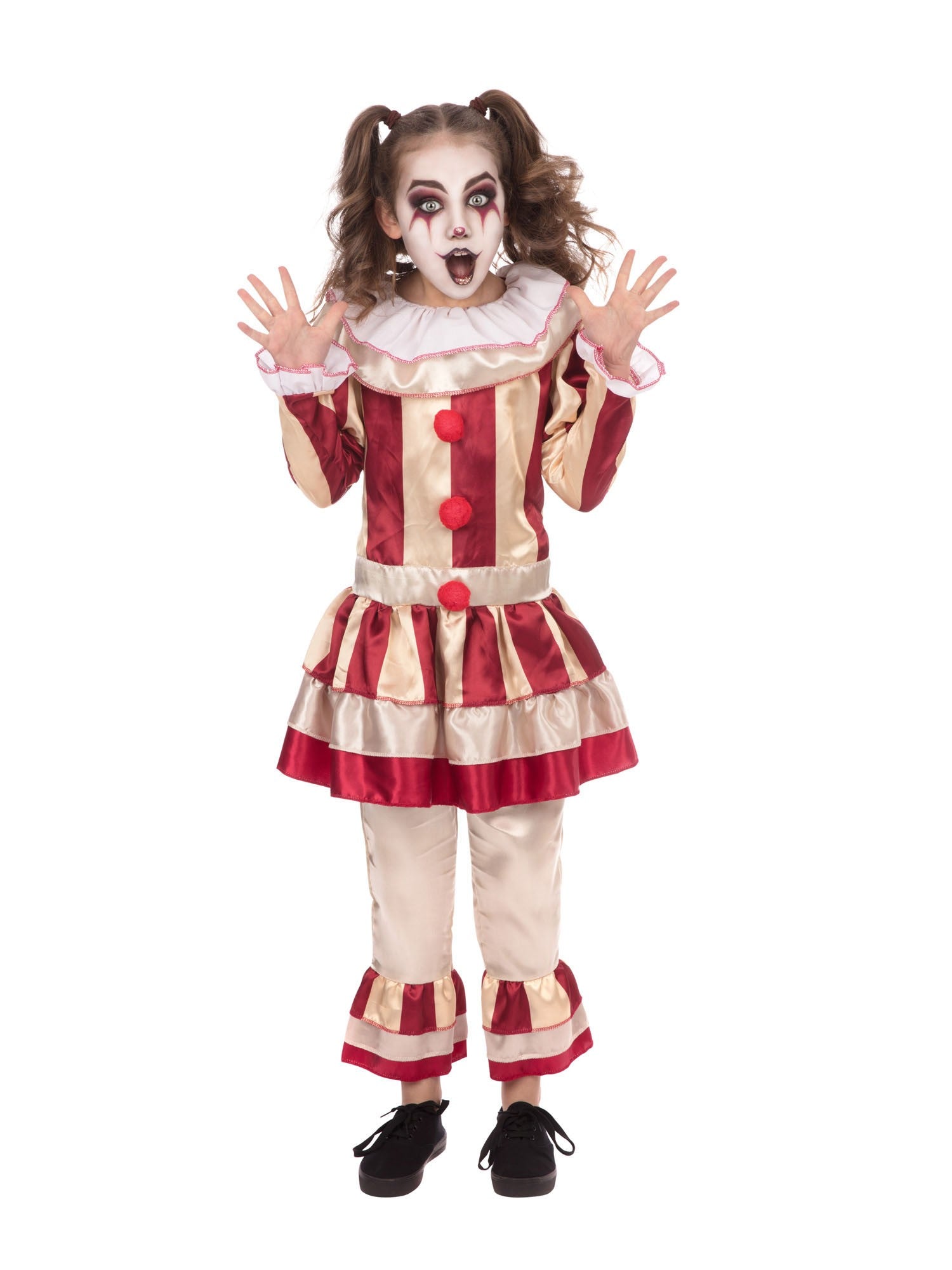 Carnevil Clown Childrens Halloween Costume 4-6 Years