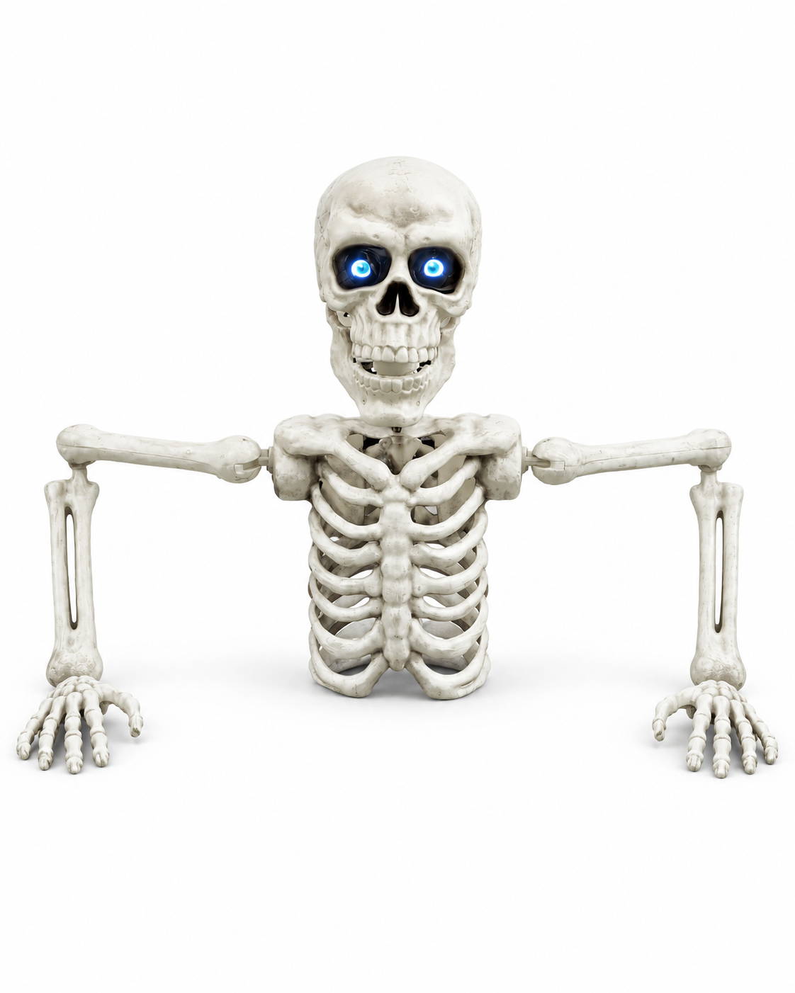 4ft Skeleton Grave Breaker with Animated LCD Eyes