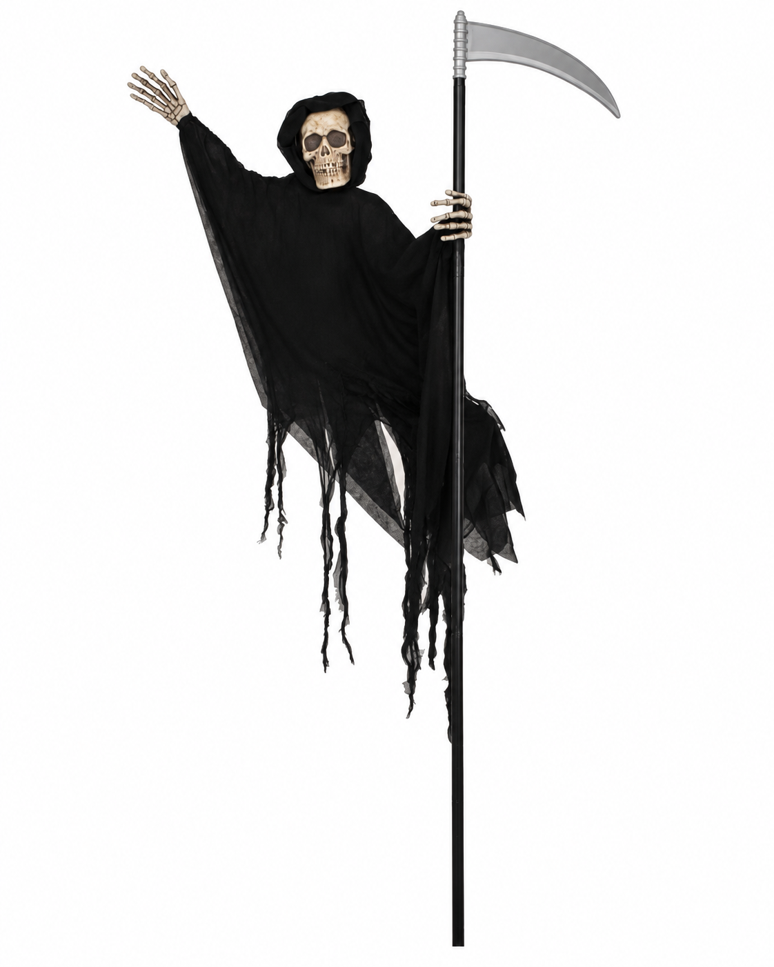 Flying Grim Reaper with Scythe Halloween Decoration 1.52m