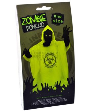 Zombie Biohazard Hooded Poncho