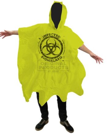 Zombie Biohazard Hooded Poncho