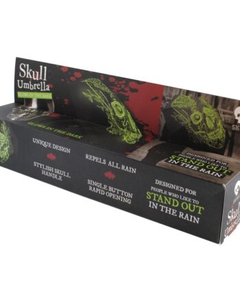 Glow-in-the-Dark Skull Handle Umbrella