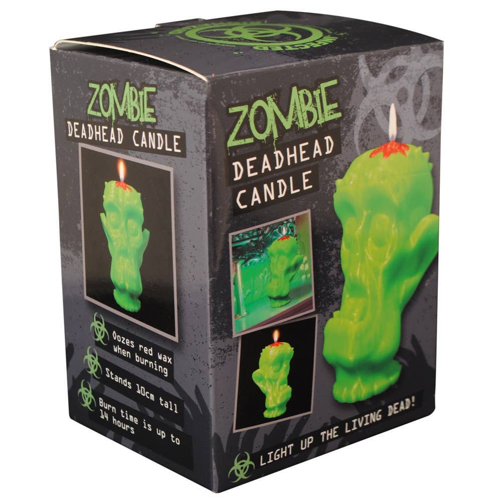 Zombie Deadhead Candle