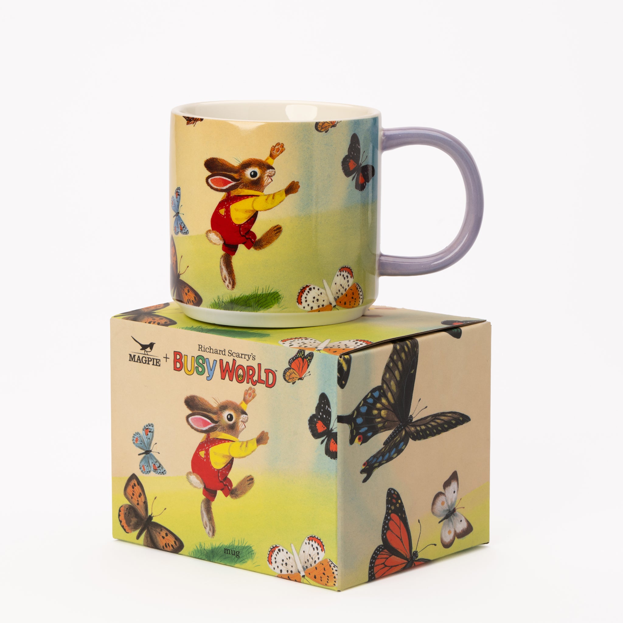 Richard Scarry I am a Bunny Butterfly Ceramic Mug
