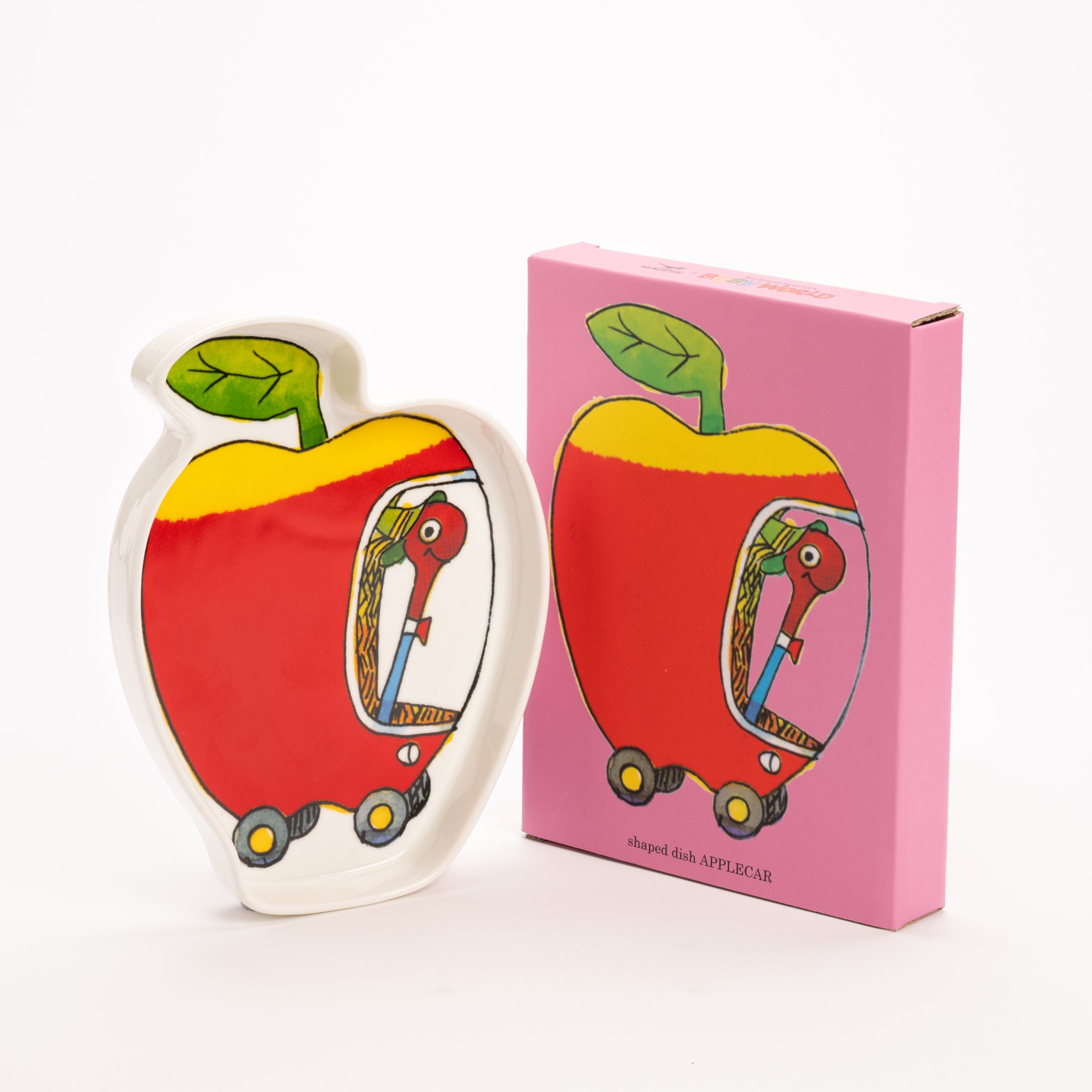 Richard Scarry Applecar Shaped Porcelain Dish