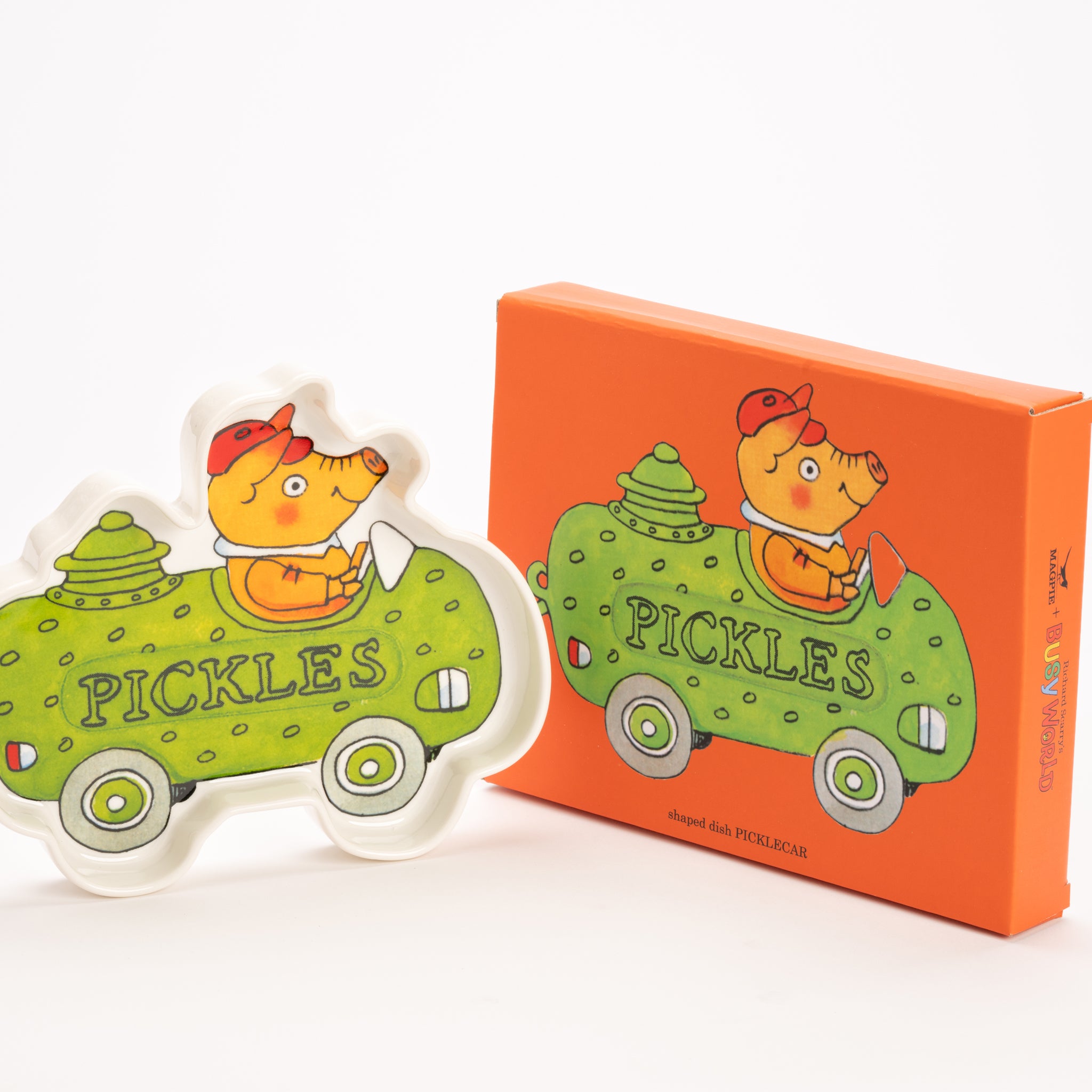 Richard Scarry Picklecar Shaped Trinket Dish