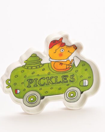 Richard Scarry Picklecar Shaped Trinket Dish