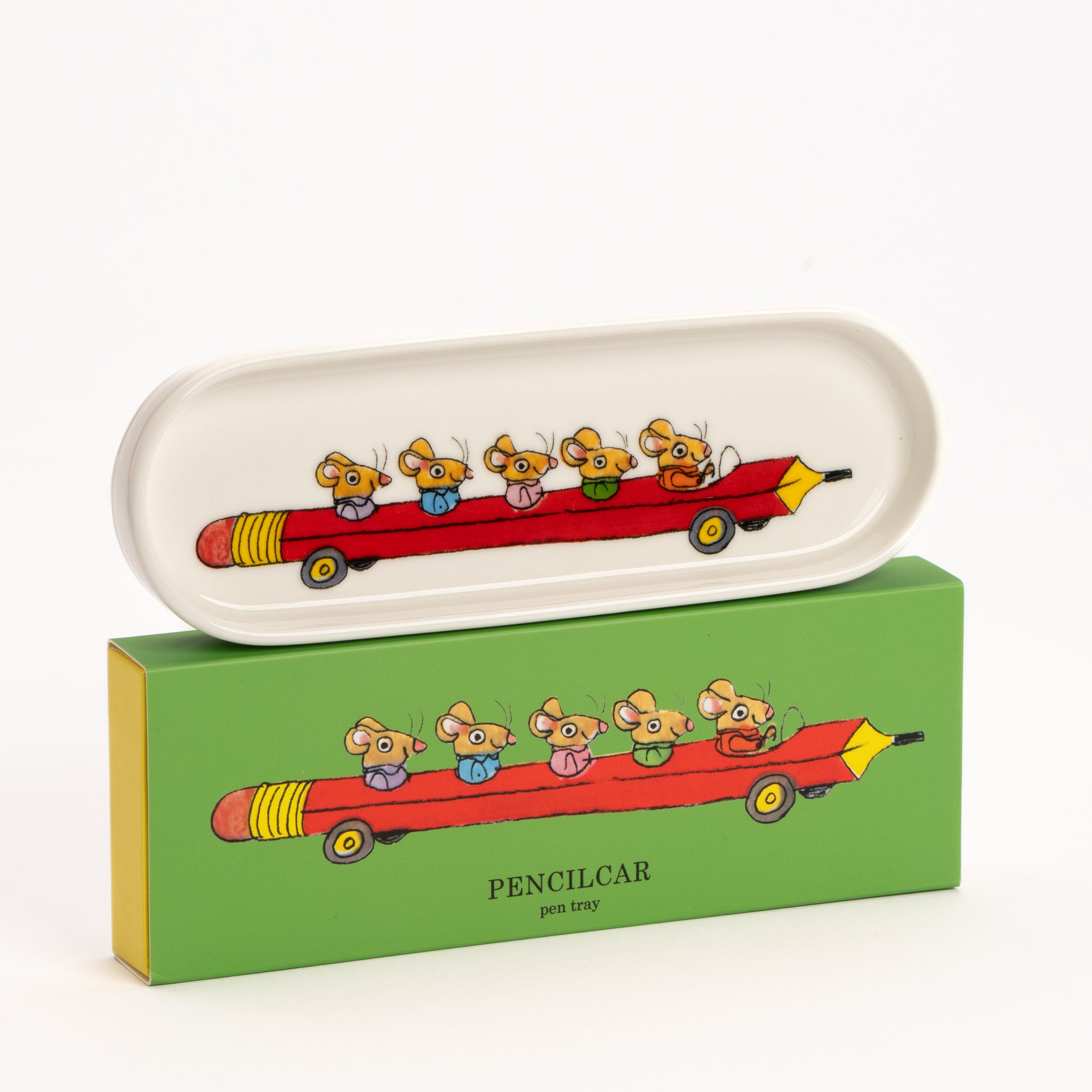 Richard Scarry Pencilcar Porcelain Pen Tray