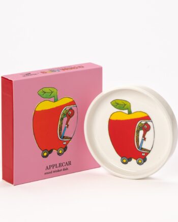 Richard Scarry Applecar Round Ceramic Trinket Dish