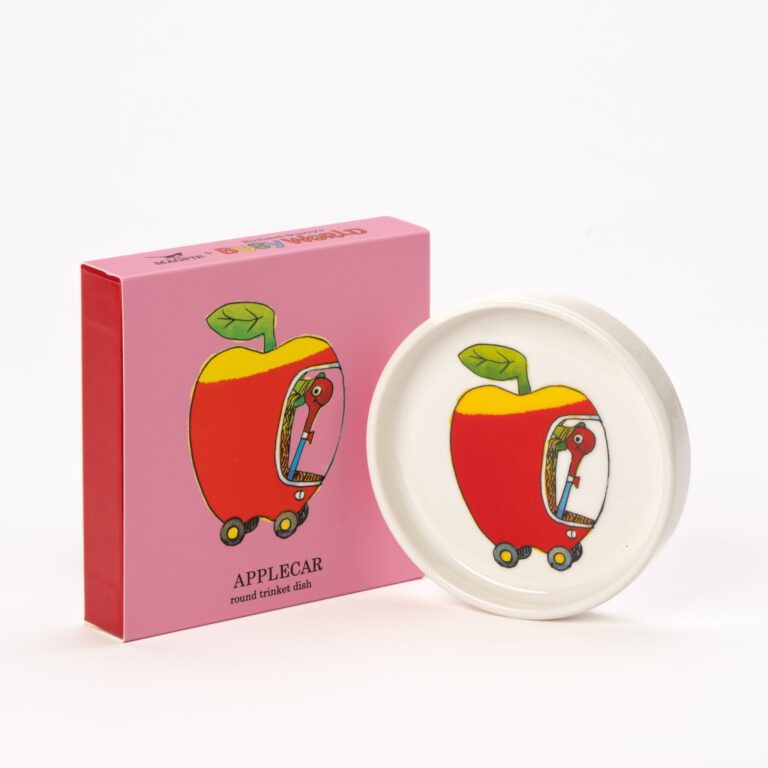 Richard Scarry Applecar Round Ceramic Trinket Dish