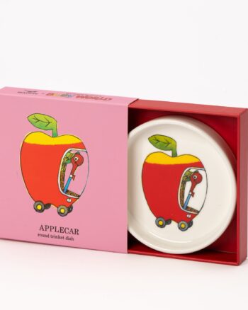 Richard Scarry Applecar Round Ceramic Trinket Dish