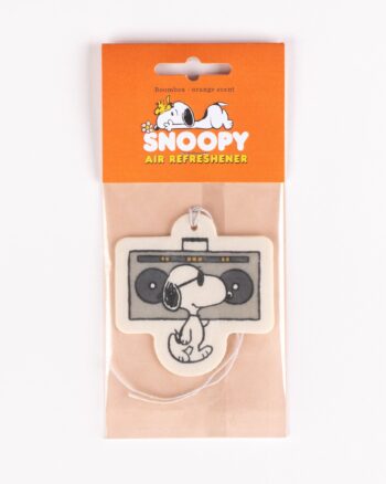 Snoopy Peanuts Air Freshener Boom Box Scented Card