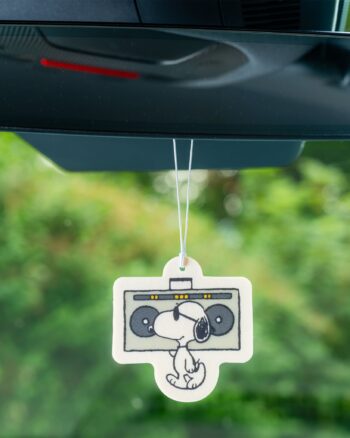 Snoopy Peanuts Air Freshener Boom Box Scented Card