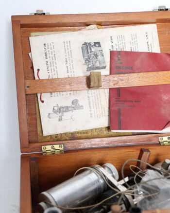Dobbie McInnes No 4 Engine Indicator with Original Case and Manuals