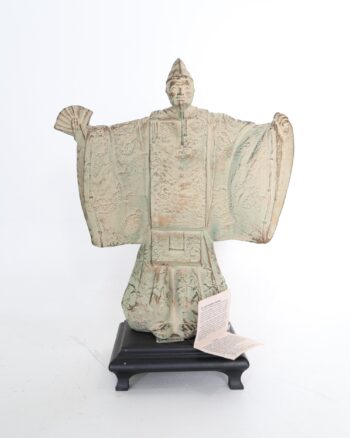 Austin Sculpture Japanese Uesugi Figure on Black Stand