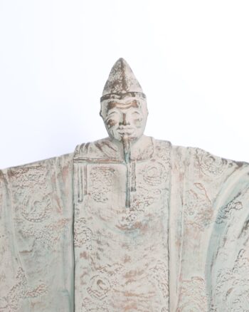 Austin Sculpture Japanese Uesugi Figure on Black Stand
