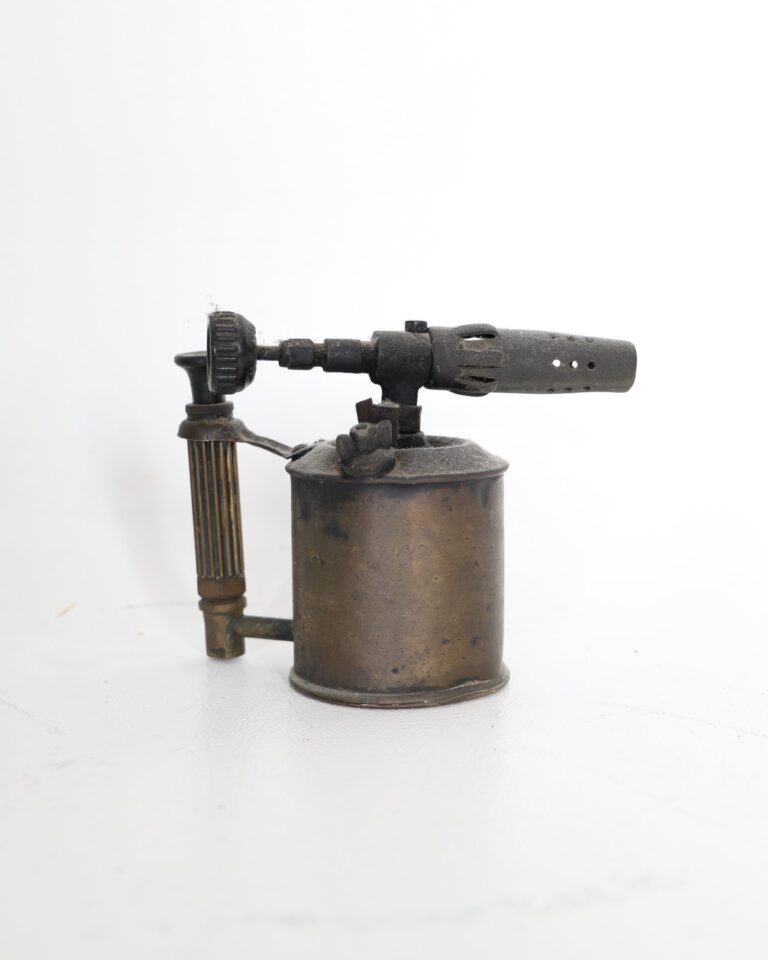 Vintage Brass Blowtorch Industrial Tool Prop