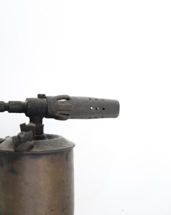Vintage Brass Blowtorch Industrial Tool Prop