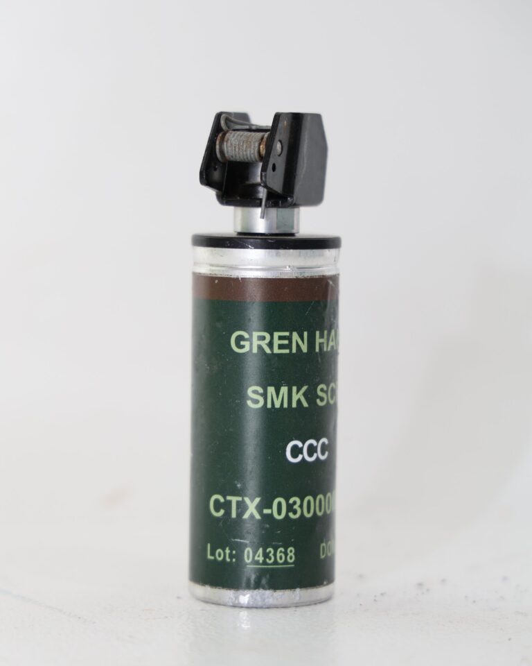 Inert Military Style Green Smoke Hand Grenade Display Piece