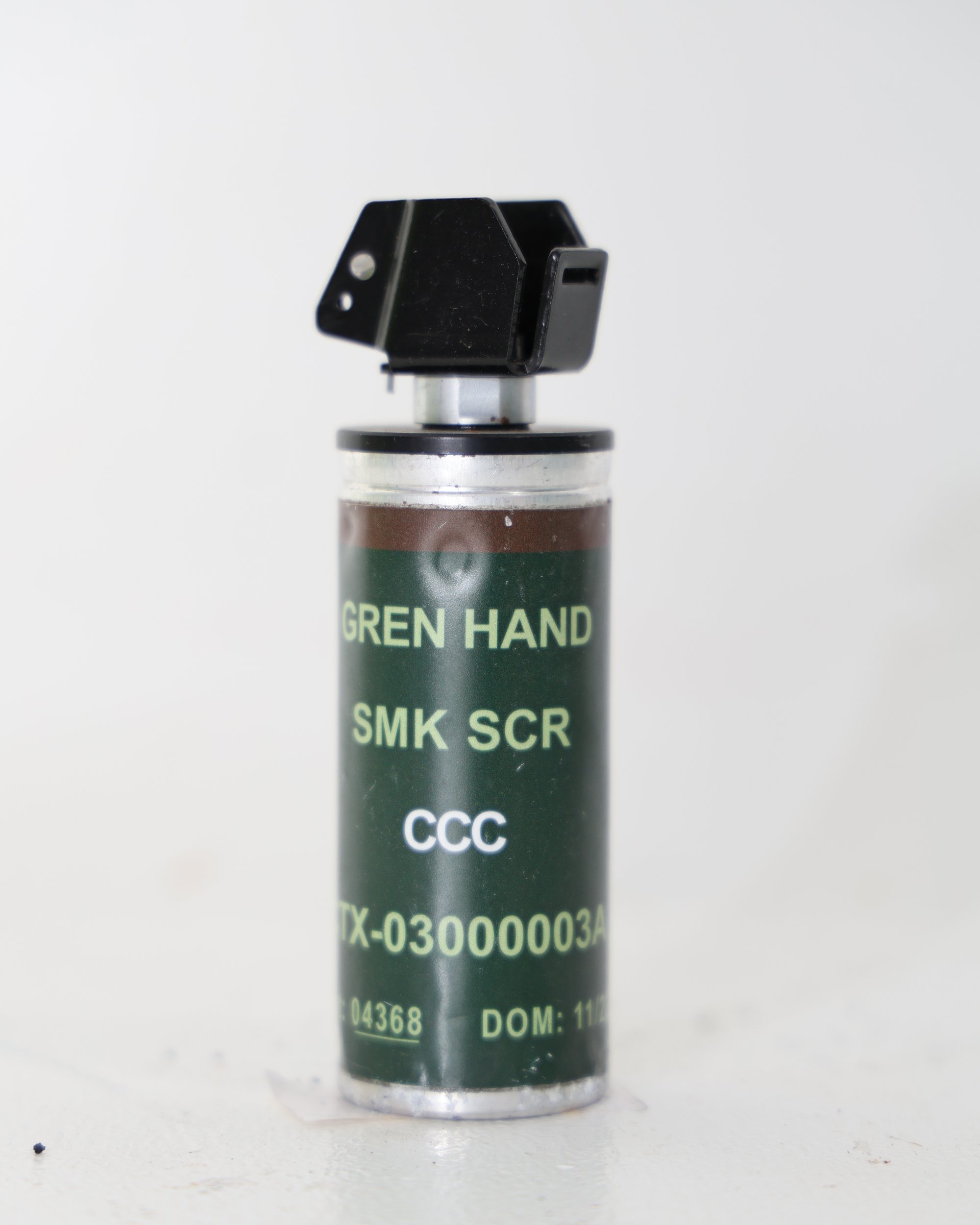 Inert Hand Grenade Smoke Screen Casing Collectible