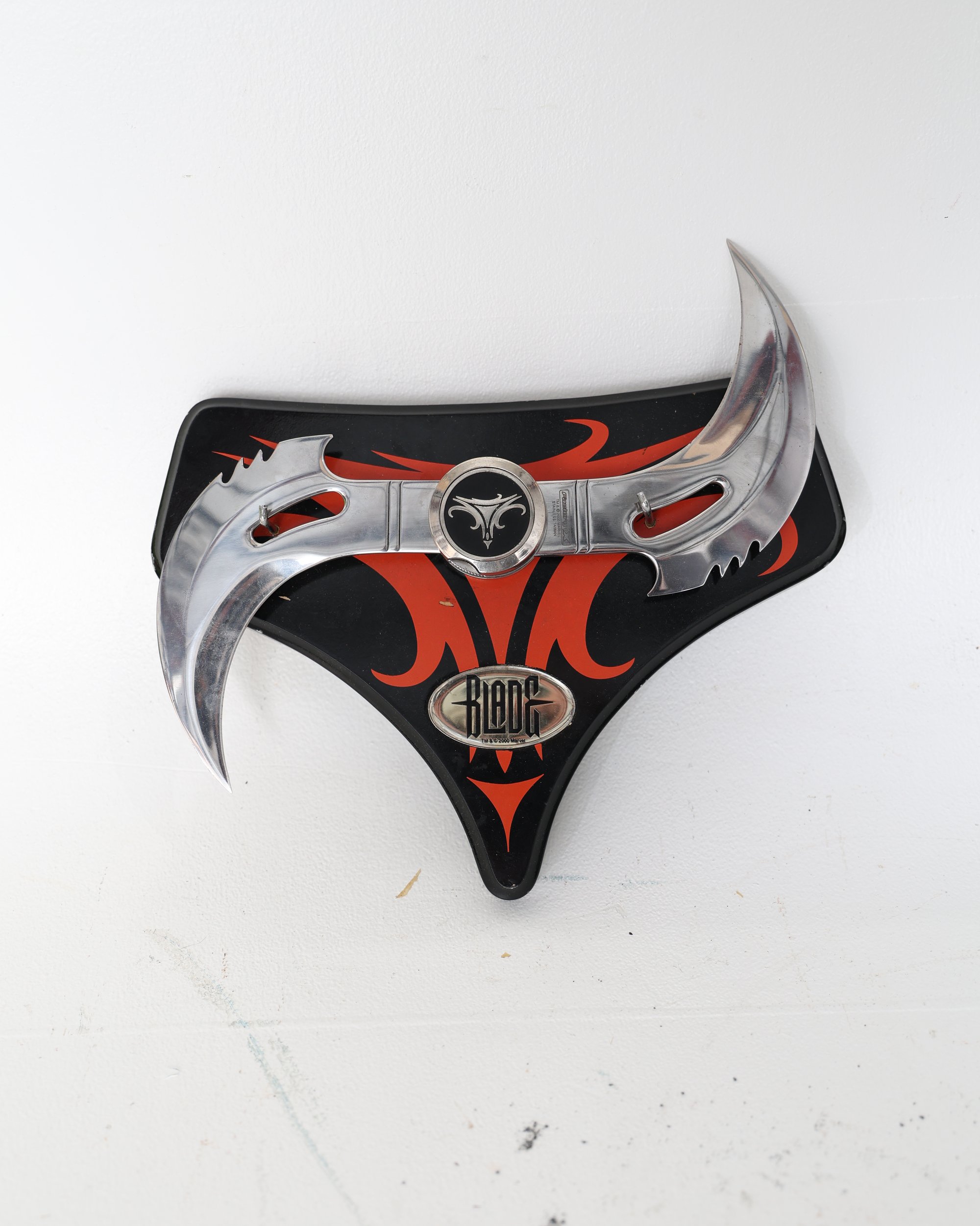 Marvel Blade Glaive Replica on Display Plaque by Factory X