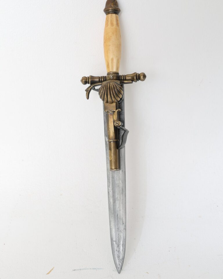 Decorative Combination Flintlock Pistol Dagger
