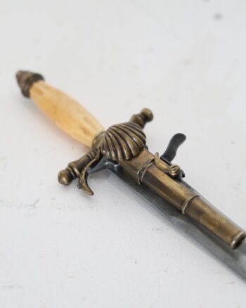 Decorative Combination Flintlock Pistol Dagger