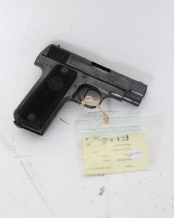 Deactivated Nazi  Unique Model Pistol with Grips Marked 9 Schuss