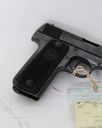 Deactivated Nazi  Unique Model Pistol with Grips Marked 9 Schuss
