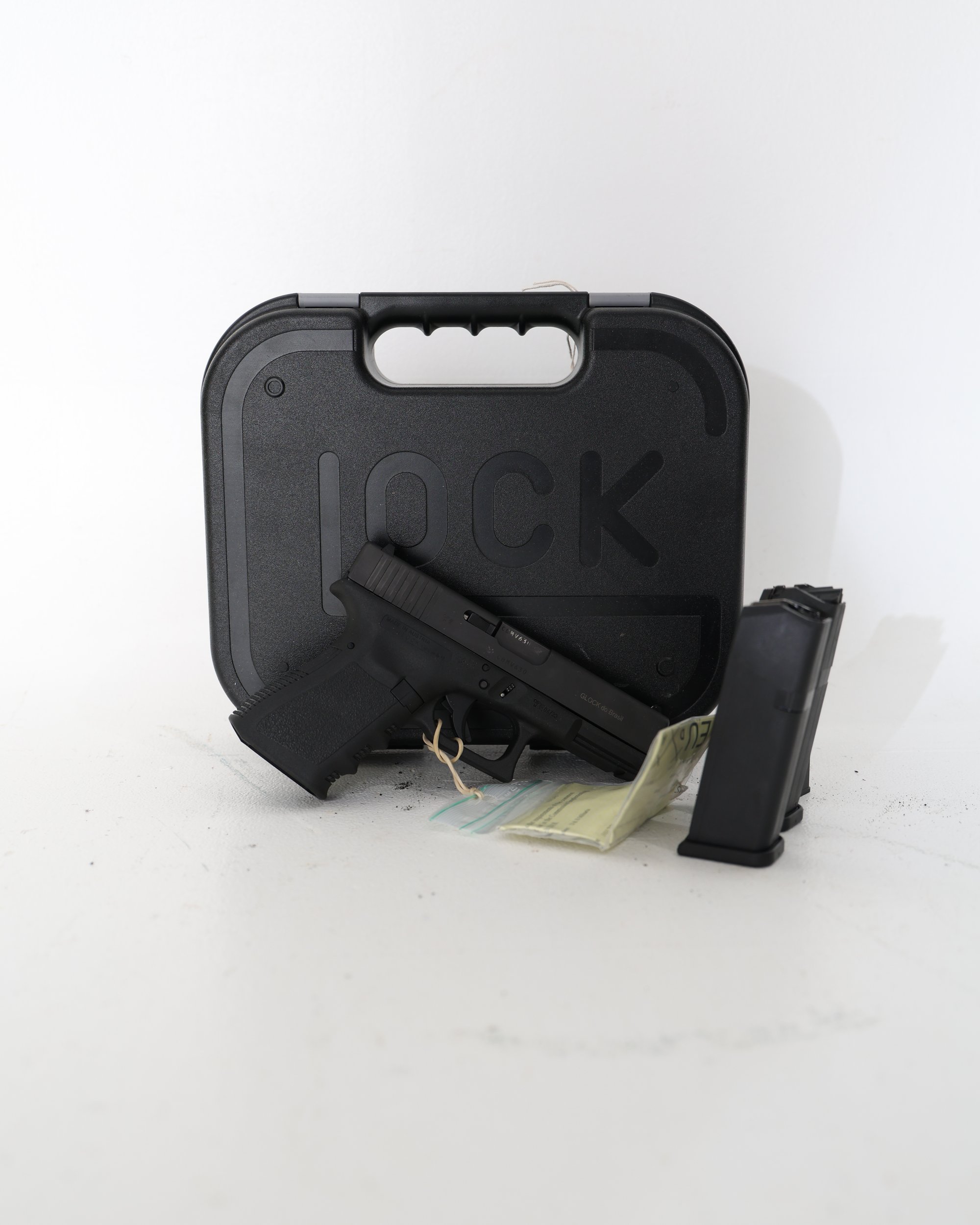Deactivated Glock 17 Pistol with Hard Case and Accessories