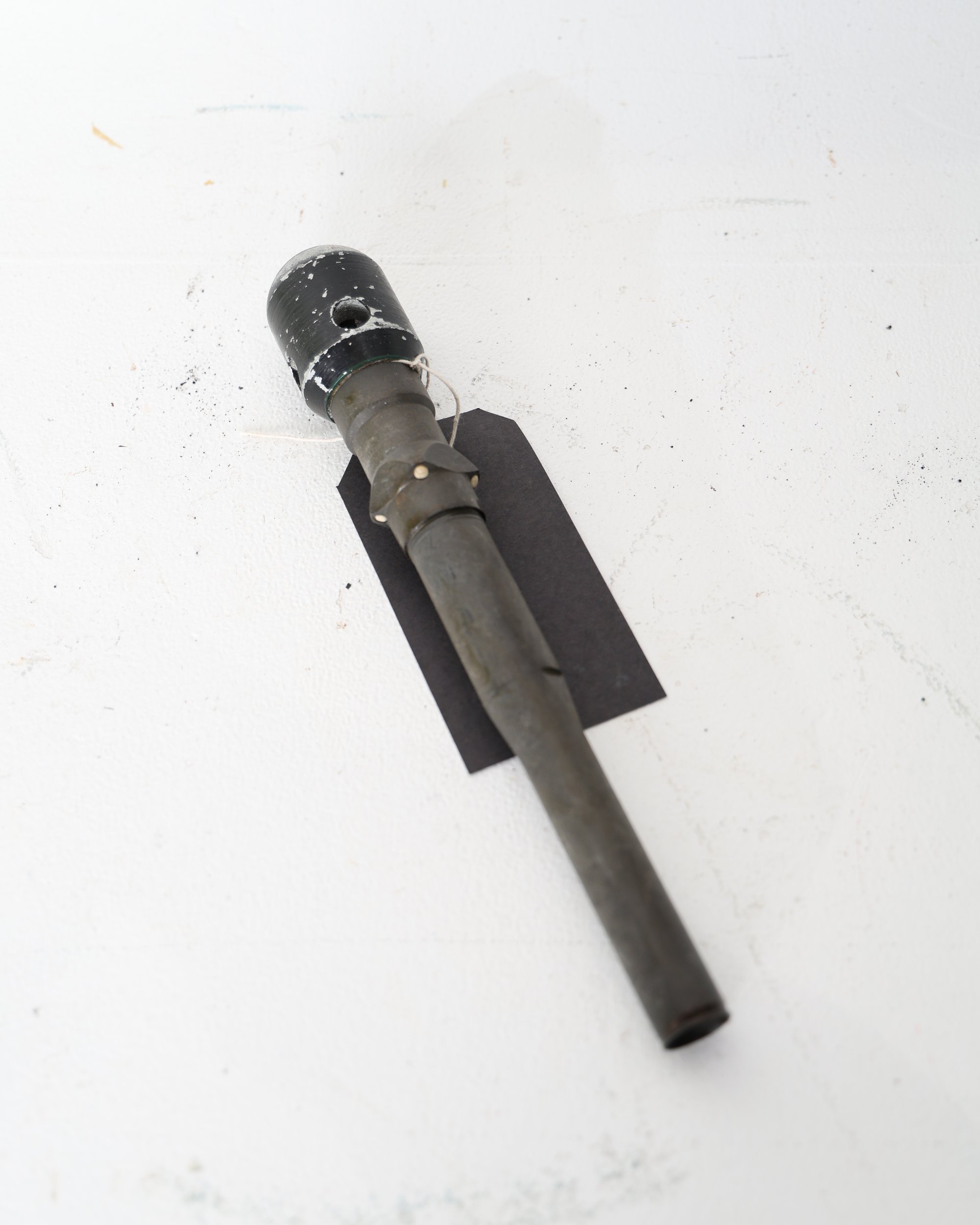Inert Military Mortar Tail Section Collectible