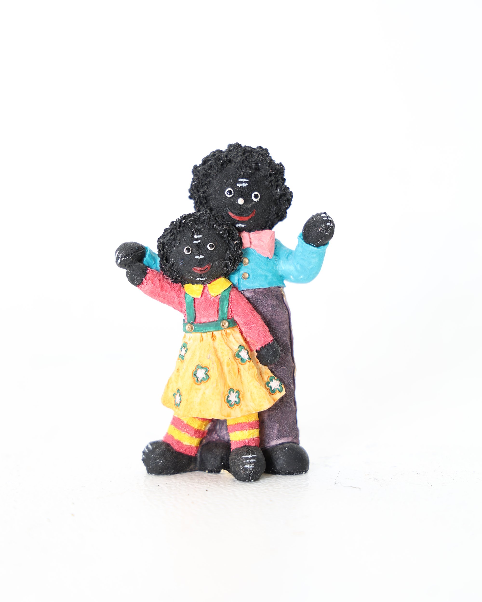 Peter Fegan Two Gollies Dancing Collectible Figurine