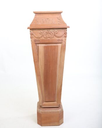 Carved Wooden Pedestal Stand