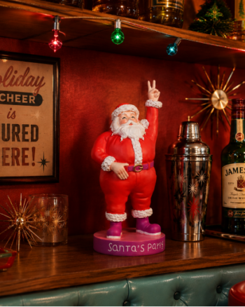 Party Santa Christmas Figurine