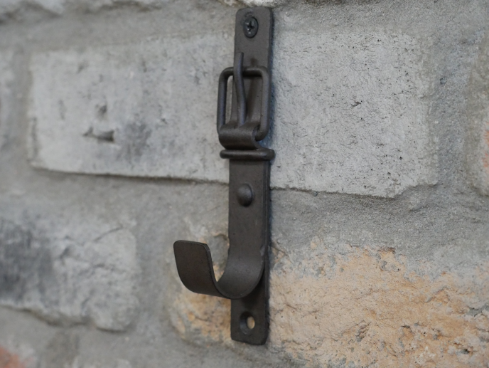 Rustic Cast Iron Buckle Coat Hook