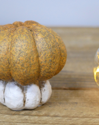 Small Pumpkin Decorative Ceramic Autumn Ornament