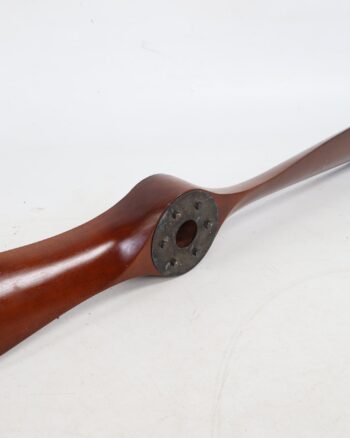 Vintage Style Wooden Aircraft Propeller with Metal Boss