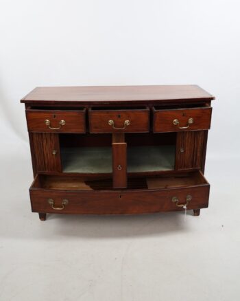 George III Inlaid Mahogany tabber side cabinet C1790