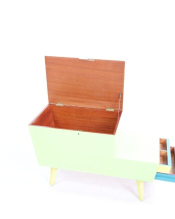 Upcycled Vanson Stepped Sewing Box Side Table