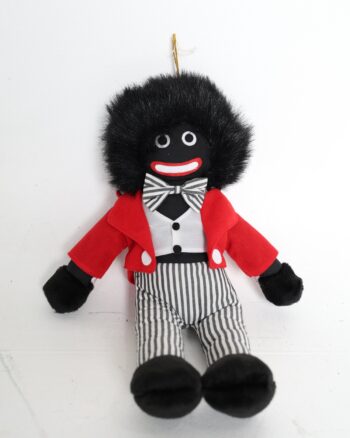 Vintage Style Soft Fabric Golliwog Doll with Red Jacket