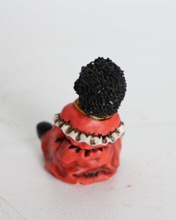 Vintage  Golly Figurine Seated with Book