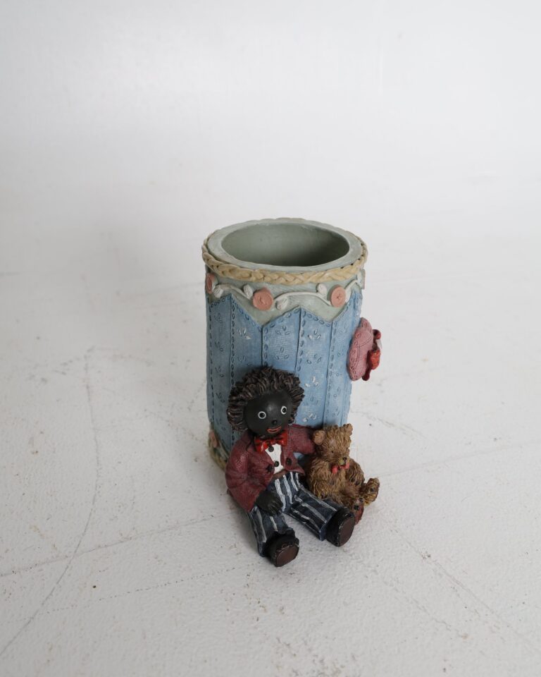 Shudehill Giftware Golliwog and Teddy Bear Novelty Pencil Pot