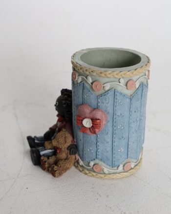 Shudehill Giftware Golliwog and Teddy Bear Novelty Pencil Pot