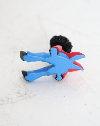 Vintage Style Golly Figurine in Red Coat and Blue Trousers
