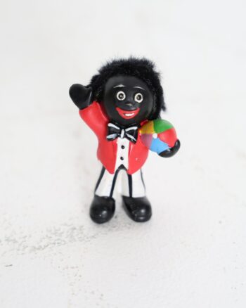 Vintage Robertson Style Golly Mascot Figurine with Beach Ball
