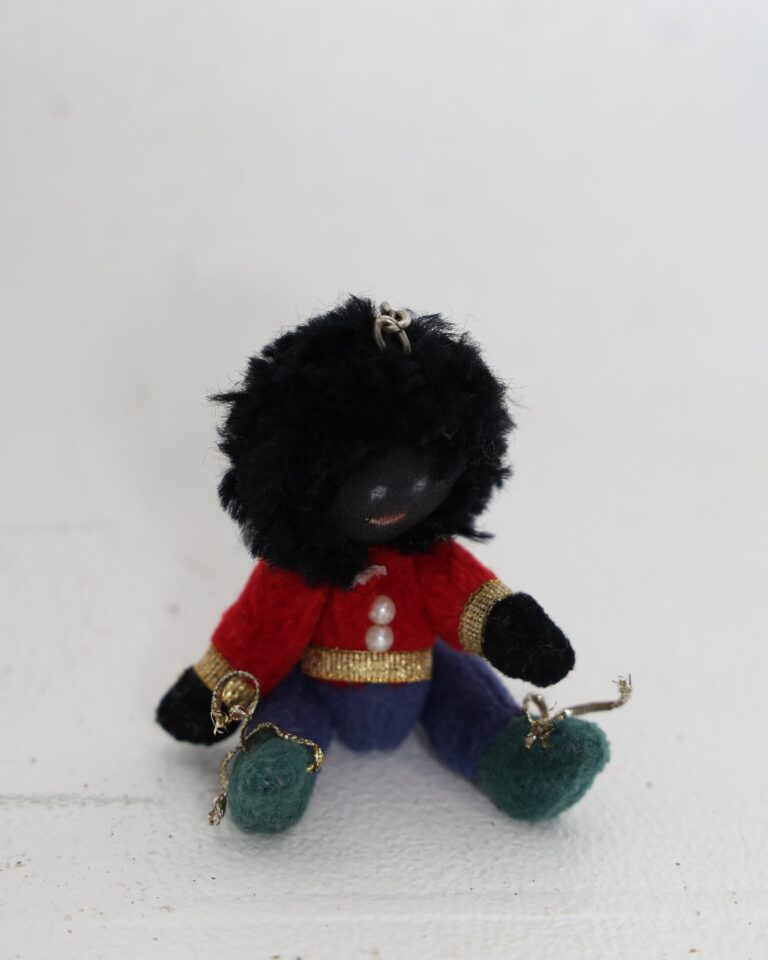 Traditional Soldier Miniature Fabric Golly Doll Keyring