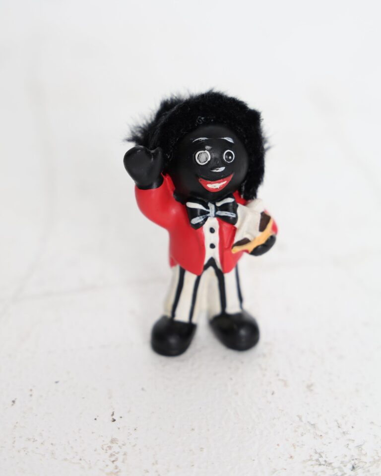 Vintage Golly Band Member Figurine with Synthetic Hair