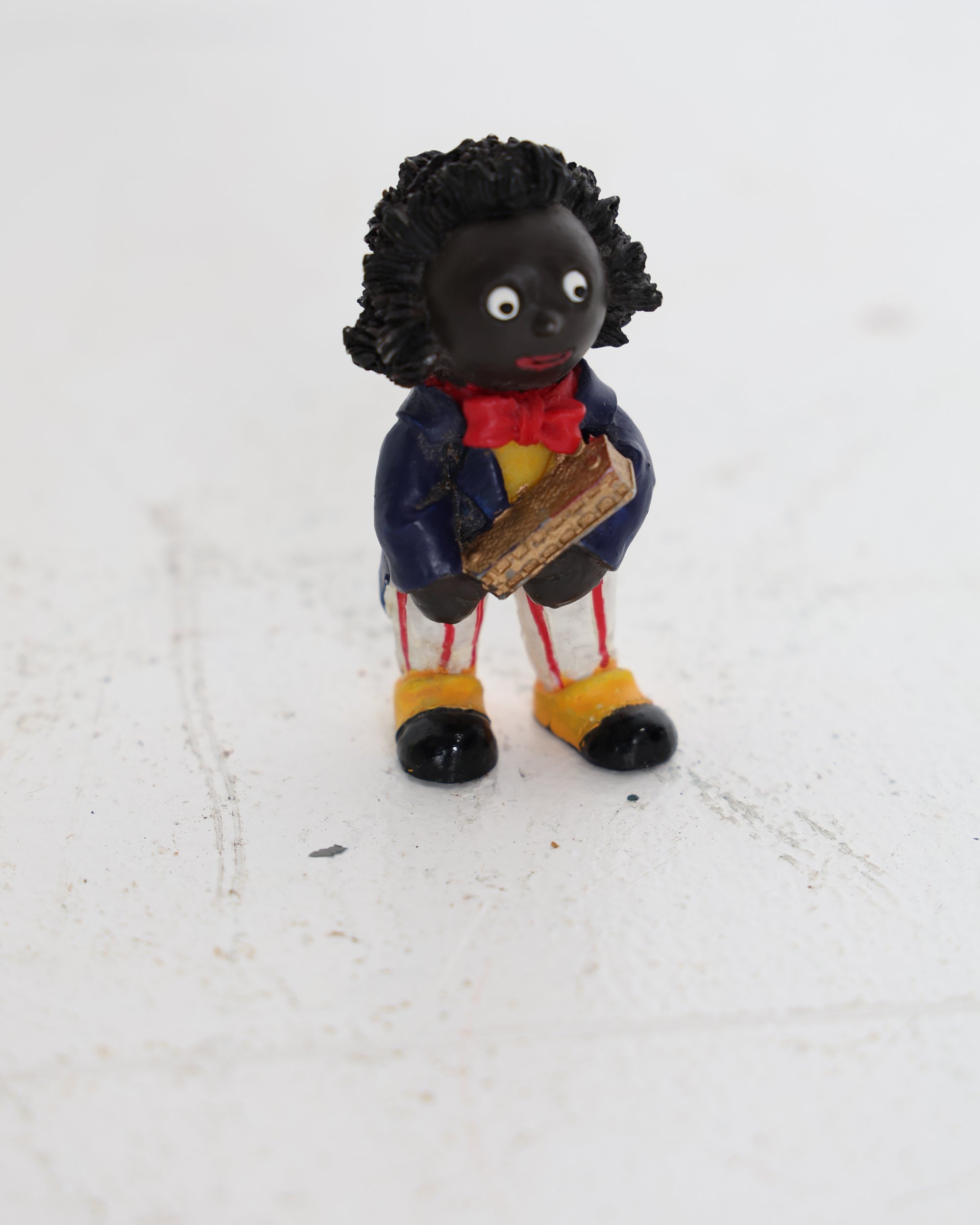 Robertson Style Collectable Golly Figurine with Harmonica