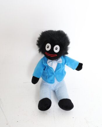 Golly Soft Toy in Blue Velvet Jacket and Striped Trousers