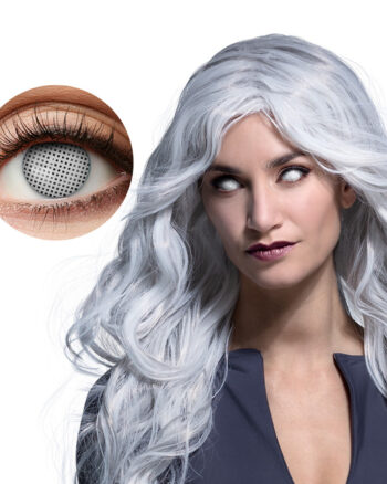 White Mist Costume Contact Lenses (1 Week)